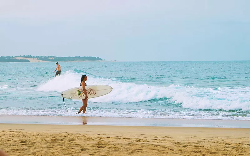Surfing at Arugam Bay