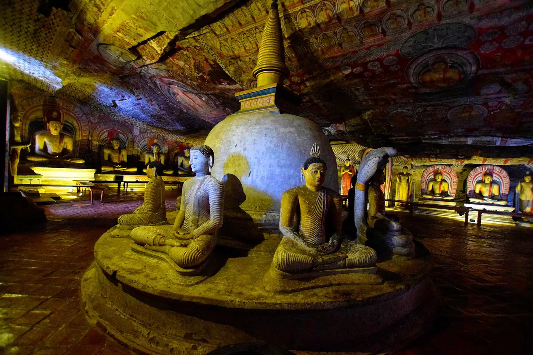 Dambulla cave shrine · Optional stop