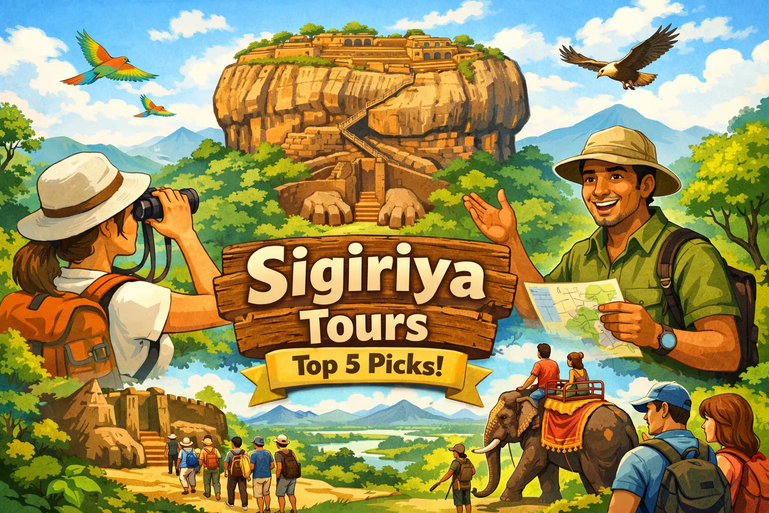 Best Guided Tours for Sigiriya Rock Fortress: Top 5 Picks