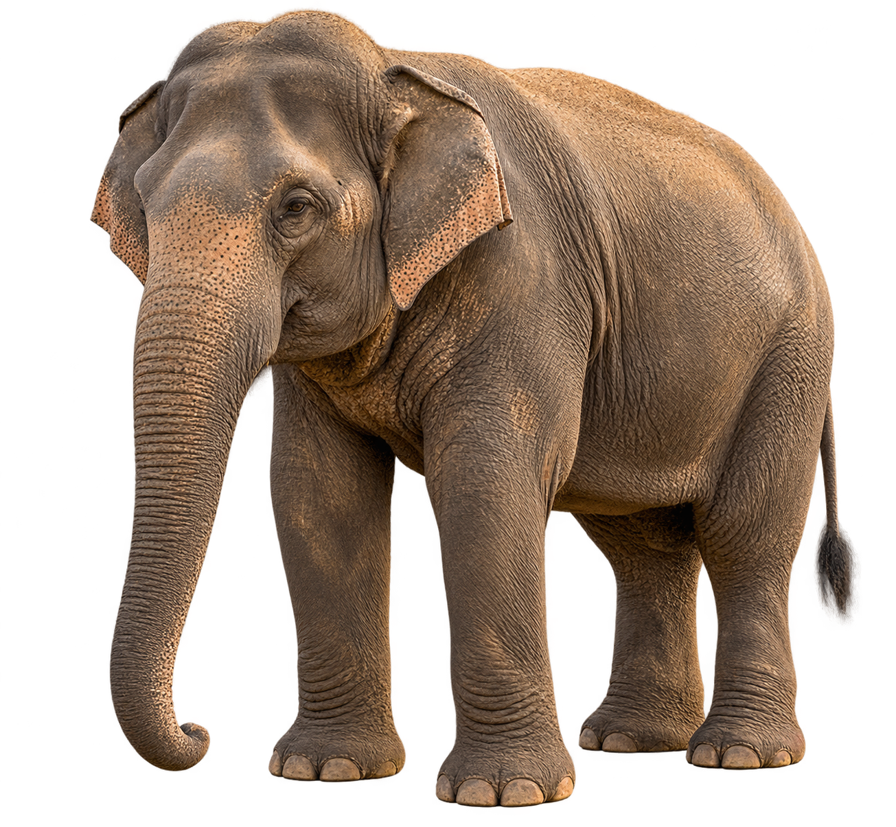 Illustration of a Sri Lankan elephant